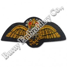 Hands Embroidered Wings Patches Badges